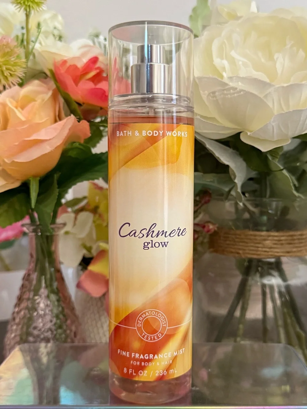 🆕🌾 BATH & BODY WORKS “CASHMERE GLOW” FINE FRAGRANCE MIST. BRAND NEW FULL SIZE.